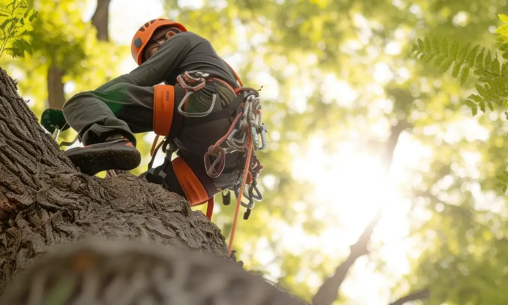 arbres entretenus dans un jardin